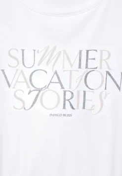 Street One Shirts*T-Shirt mit Wording white