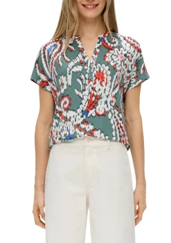 s.Oliver Shirts*T-Shirt petrol