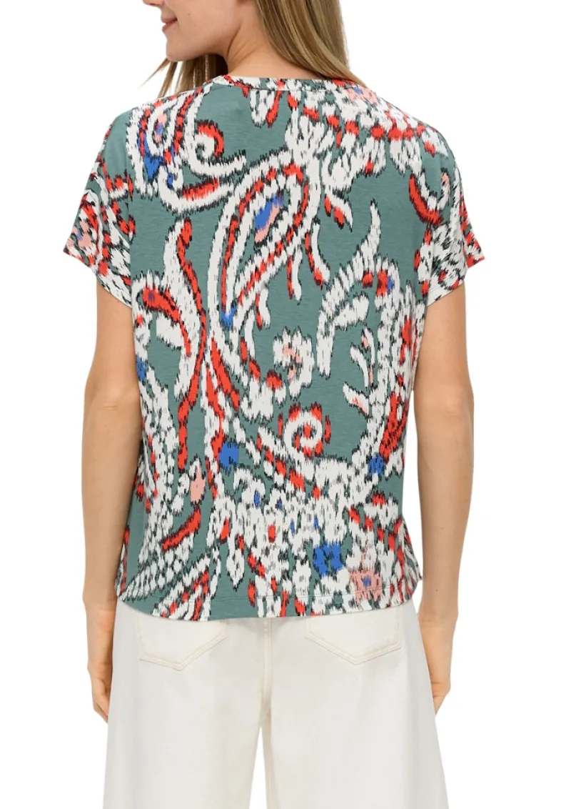 s.Oliver Shirts*T-Shirt petrol