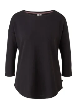 QS Shirts*T-Shirt Schwarz