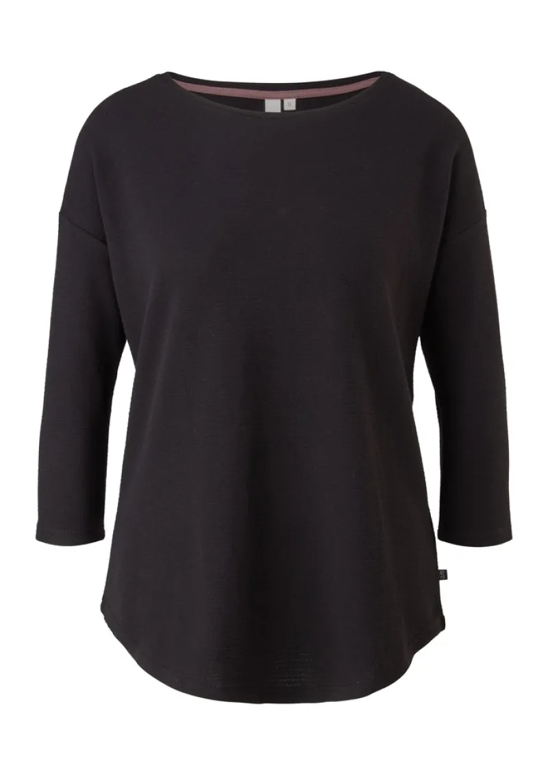 QS Shirts*T-Shirt Schwarz