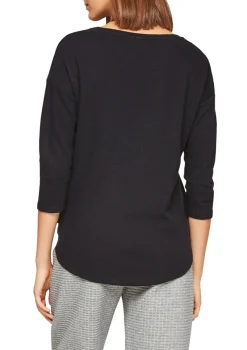 QS Shirts*T-Shirt Schwarz