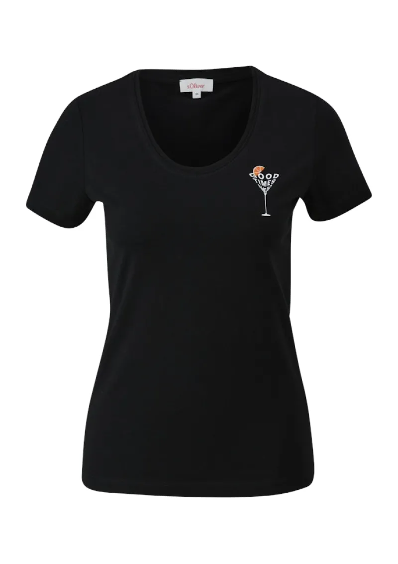 s.Oliver Shirts*T-Shirt Schwarz