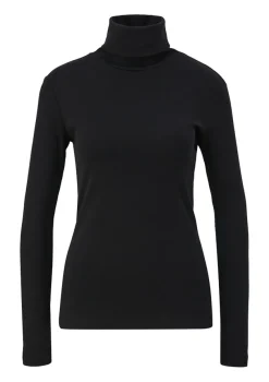 QS Shirts*T-Shirt Schwarz