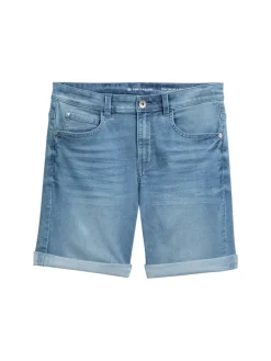 Tom Tailor Shorts*TTALEXA SLIM BERMUDA Jeans Shorts light stone wash denim