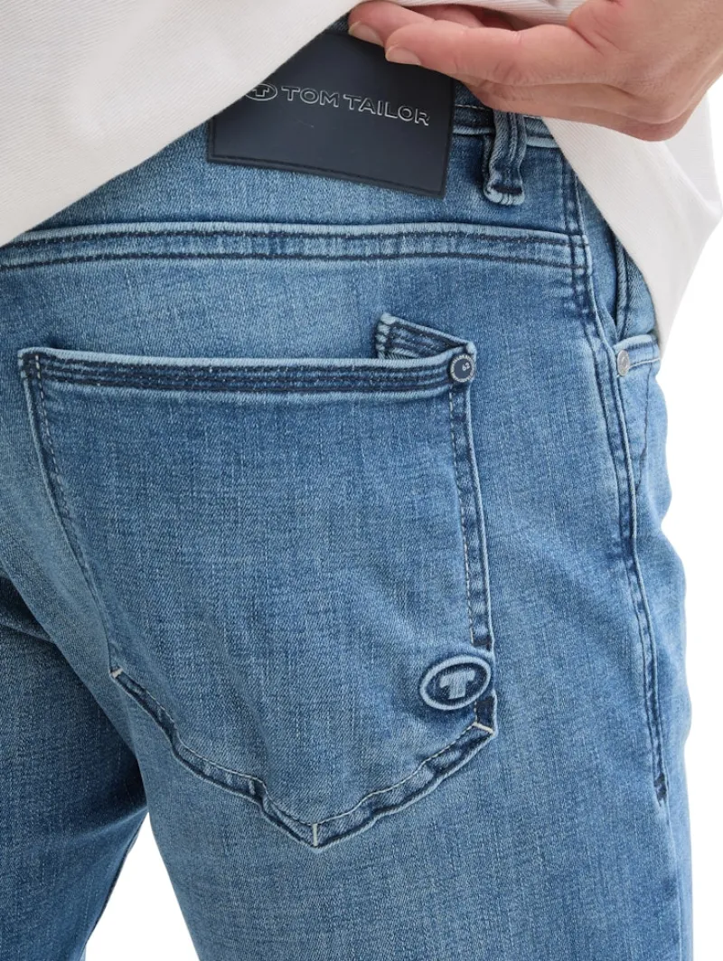 Tom Tailor Jeans*TTJOSH REGULAR SLIM Jeans used mid stone blue denim