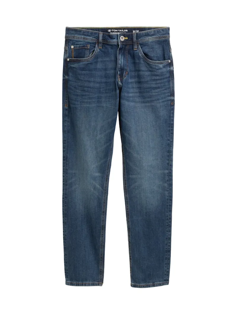 Tom Tailor Jeans*TTJOSH REGULAR SLIM Jeans mit Stretch mid stone wash denim