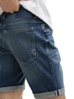 Tom Tailor Shorts|Big Boys*TTJOSH REGULAR SLIM Jeans Shorts used dark stone blue denim