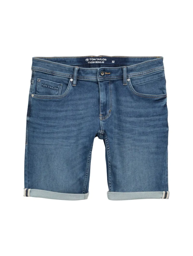 Tom Tailor Shorts|Big Boys*TTJOSH REGULAR SLIM Jeans Shorts mit Superstretch used mid stone blue denim
