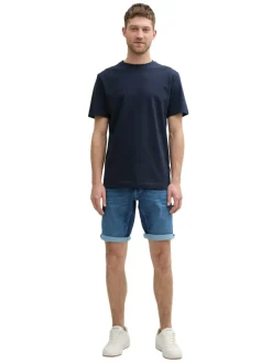 Tom Tailor Shorts|Big Boys*TTJOSH REGULAR SLIM Jeans Shorts mit Superstretch used mid stone blue denim