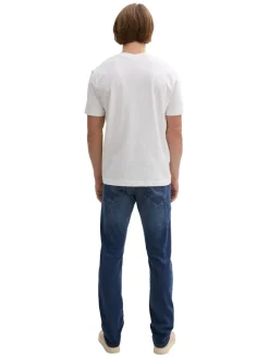 Tom Tailor Jeans*TTJOSH REGULAR SLIM Jeans used dark stone blue denim