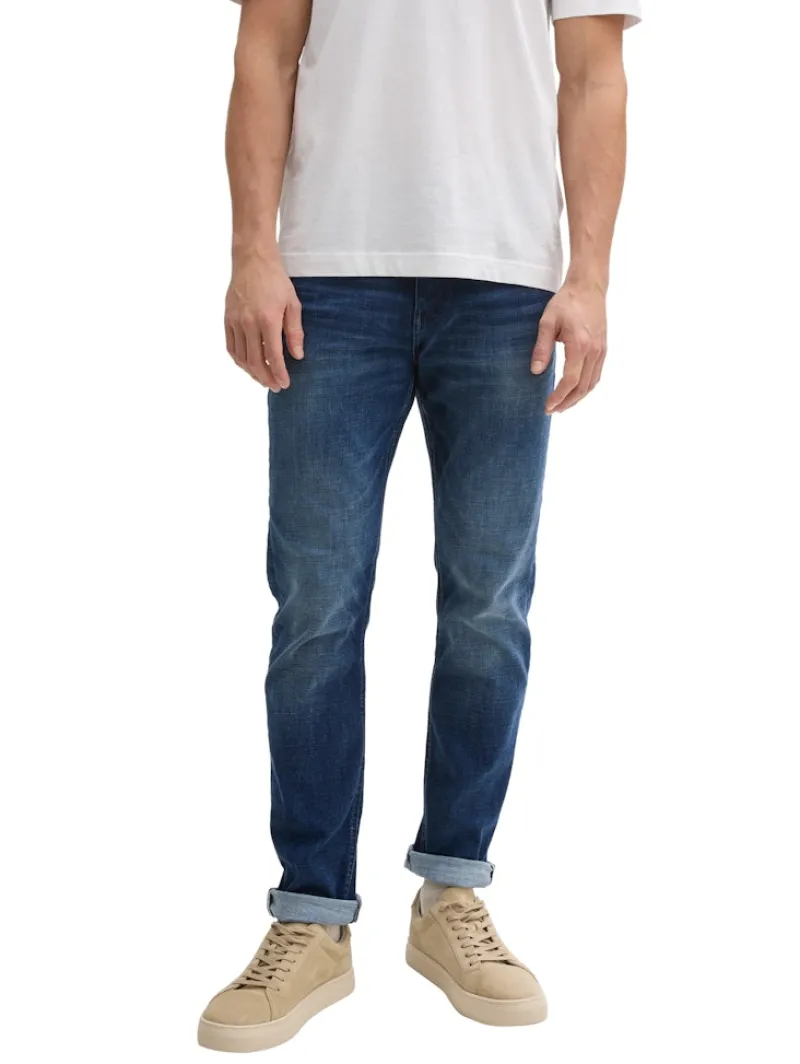 Tom Tailor Jeans*TTJOSH REGULAR SLIM Jeans used dark stone blue denim