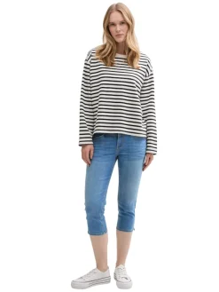 Tom Tailor Shorts*TTKATE SLIM CAPRI Jeans light stone wash denim