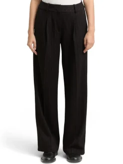 Tom Tailor Hosen*TTLEA WIDE Hose mit Glitzer-Effekt pinstripe with lurex