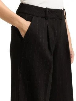 Tom Tailor Hosen*TTLEA WIDE Hose mit Glitzer-Effekt pinstripe with lurex