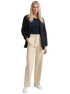 Tom Tailor Hosen*TTLEA Wide Leg Hose summer beige