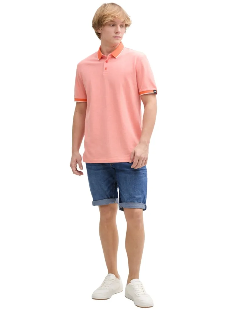 Tom Tailor Denim Shorts*TTPIERS SLIM Jeans Shorts mit Stretch used dark stone blue denim