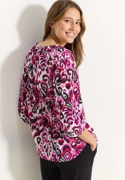 Cecil Blusen*Tunika Bluse mit Print bloomy pink