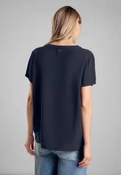 Street One Blusen*Tunika Bluse mit Print deep blue