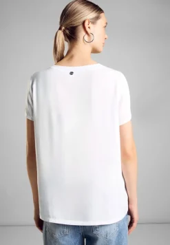 Street One Blusen*Tunika Bluse mit Print white