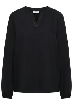 Cecil Blusen*Tunika in Unifarbe Black