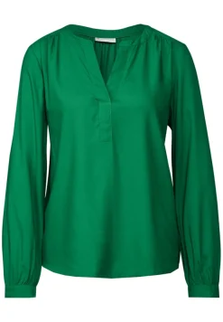 Street One Blusen*Tunika in Unifarbe vibrant green