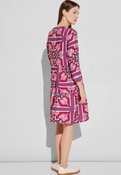 Street One Kleider*Tunika Kleid mit Print magnolia pink