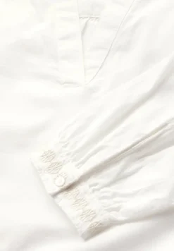 Street One Blusen*Tunika mit Stickdetail off white