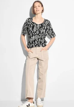 Cecil Shirts*Tunika T-Shirt Black