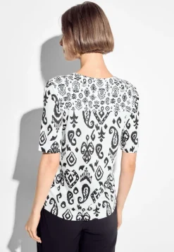 Cecil Shirts*Tunika T-Shirt vanilla white