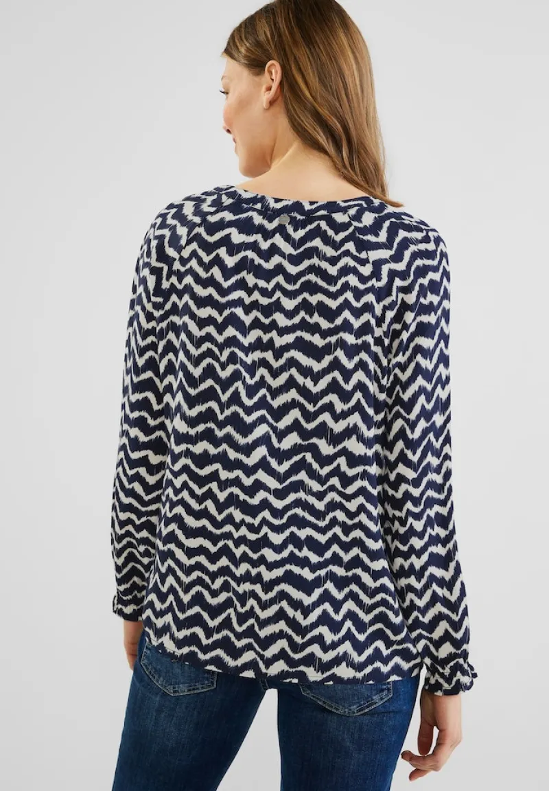 Street One Blusen*Tunikabluse mit Print deep blue