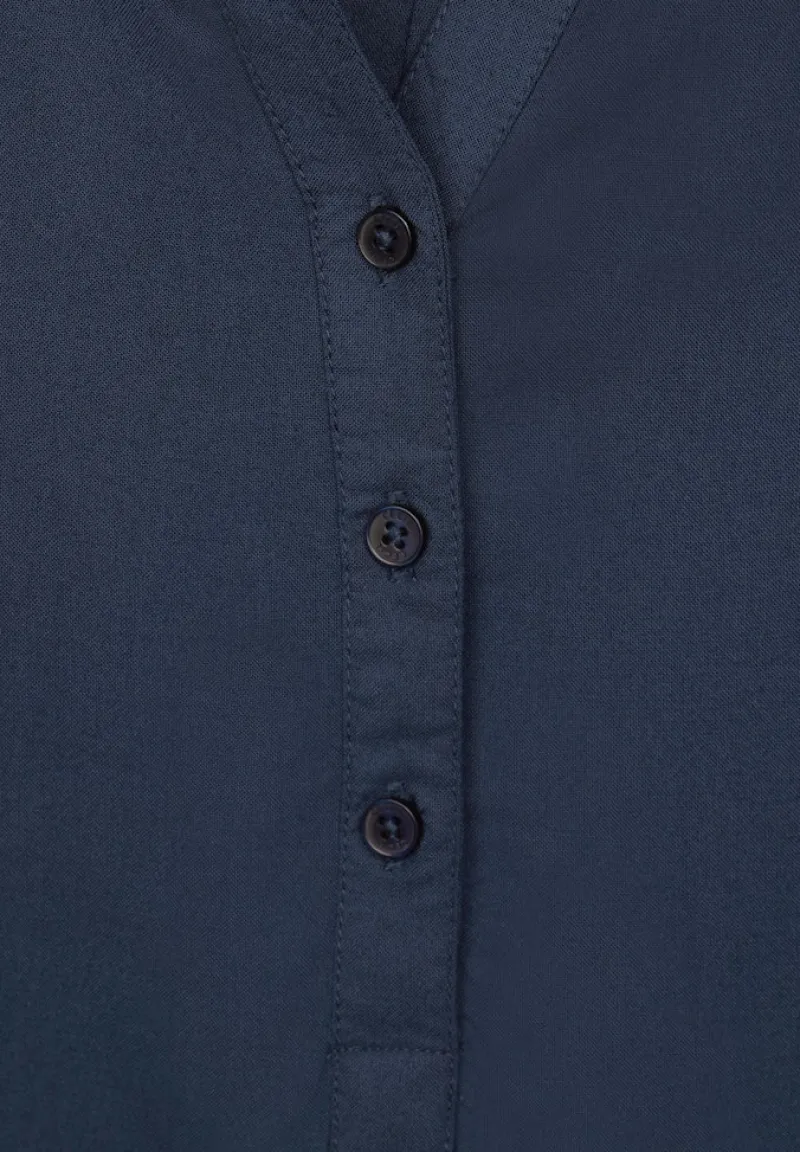 Cecil Blusen*Turn-Up Bluse casual denim blue