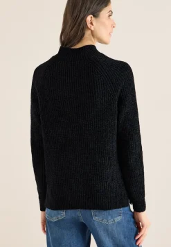 Cecil Pullover & Sweatshirts*Turtleneck Chenille Pullover Black