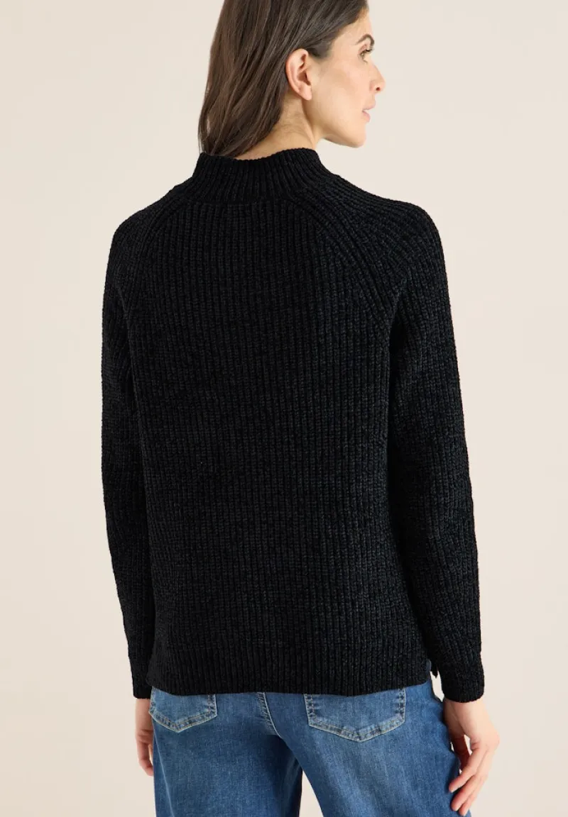 Cecil Pullover & Sweatshirts*Turtleneck Chenille Pullover Black