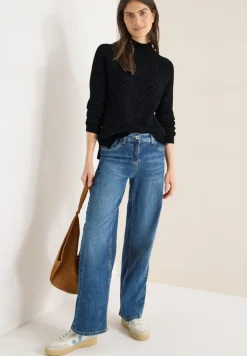 Cecil Pullover & Sweatshirts*Turtleneck Chenille Pullover Black