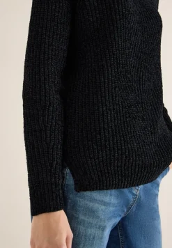 Cecil Pullover & Sweatshirts*Turtleneck Chenille Pullover Black