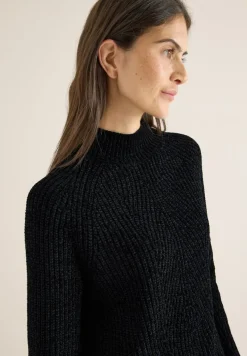 Cecil Pullover & Sweatshirts*Turtleneck Chenille Pullover Black
