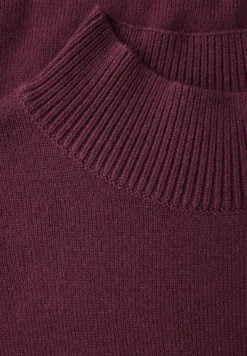 STREET ONE STUDIO Pullover & Sweatshirts*Turtleneck Pullover dark plum red