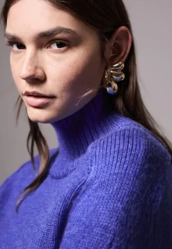 STREET ONE STUDIO Pullover & Sweatshirts*Turtleneck Pullover force blue mel.