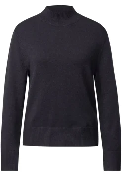 STREET ONE STUDIO Pullover & Sweatshirts*Turtleneck Pullover ink blue night