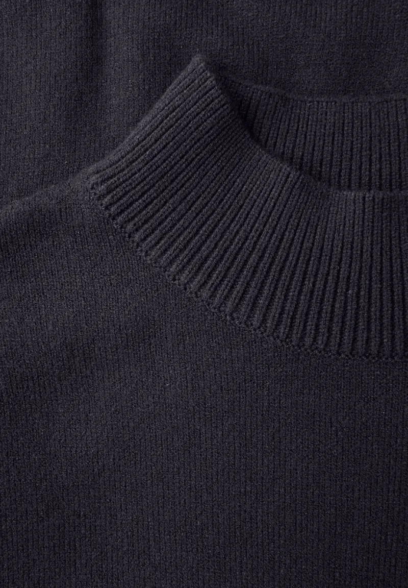 STREET ONE STUDIO Pullover & Sweatshirts*Turtleneck Pullover ink blue night