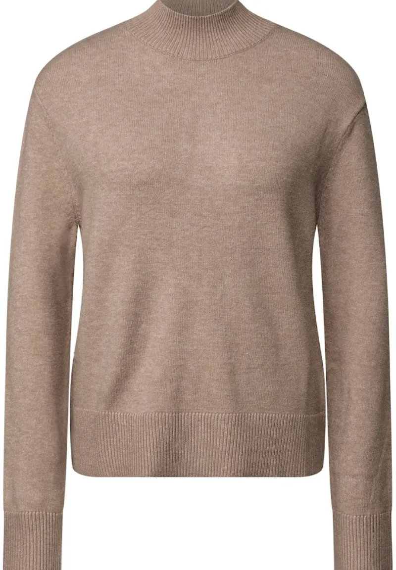 STREET ONE STUDIO Pullover & Sweatshirts*Turtleneck Pullover sandstone beige mel.