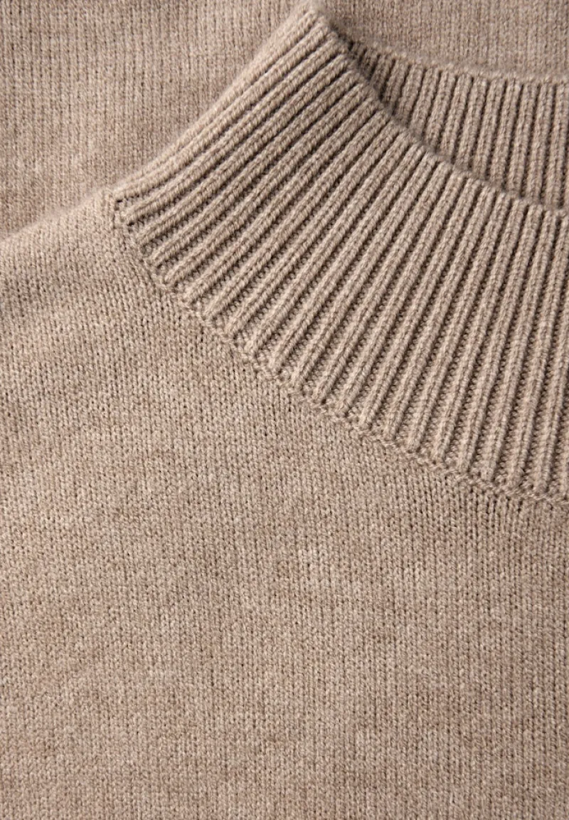 STREET ONE STUDIO Pullover & Sweatshirts*Turtleneck Pullover sandstone beige mel.