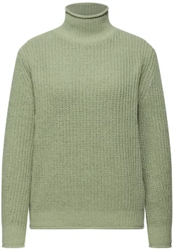 STREET ONE STUDIO Pullover & Sweatshirts*Turtleneck Pullover slate green
