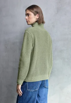 STREET ONE STUDIO Pullover & Sweatshirts*Turtleneck Pullover slate green