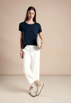 Street One Shorts*Twill Hose Techno Stretch off white