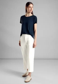 Street One Shorts*Twill Hose Techno Stretch off white