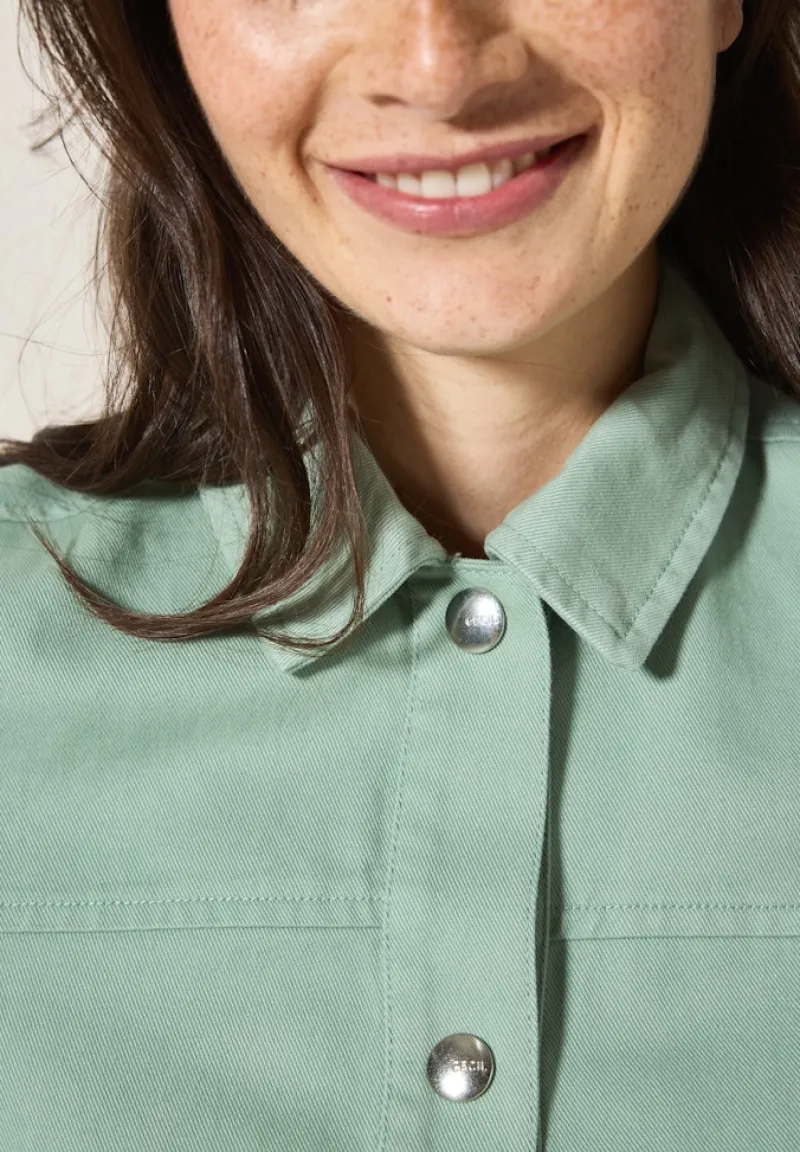 Cecil Jacken*Twill Jacke matcha green