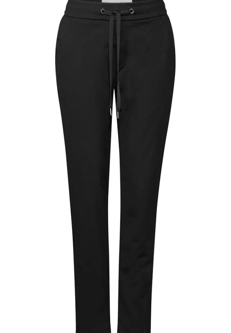 STREET ONE STUDIO Hosen*Twill Jogger Black