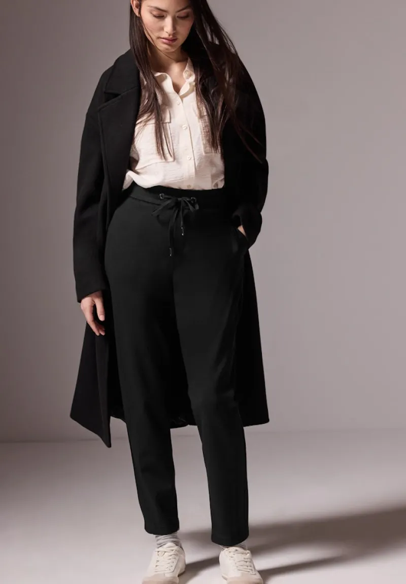 STREET ONE STUDIO Hosen*Twill Jogger Black